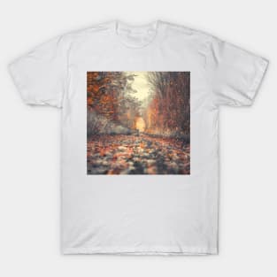 Forest Photography, Forest Pathways, Scandinavian, Nordic, Nature Photography T-Shirt